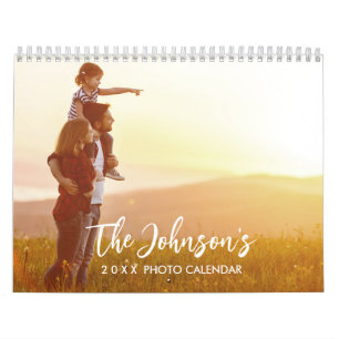 Gepersonaliseerde fotokalender 2026 kalender
