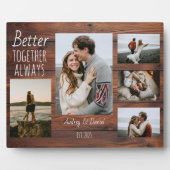 Gepersonaliseerde fotolijsten Houten textuur Fotoplaat (Voorkant)