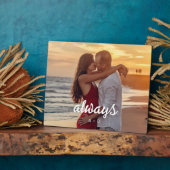 Gepersonaliseerde Fotolijsten Jubileum Geschenken  Fotoplaat (Zijkant)