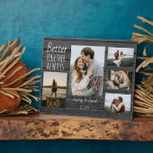 Gepersonaliseerde Fotolijsten Jubileum Gifts Fotoplaat (Zijkant)