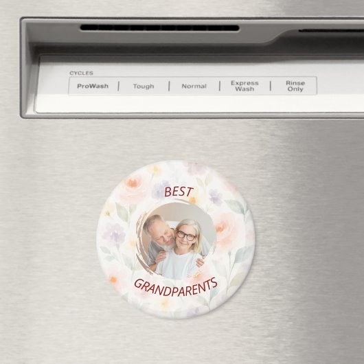 Gepersonaliseerde fotomagneet | Beste grootouders Magneet (Insitu (Vaatwasser))