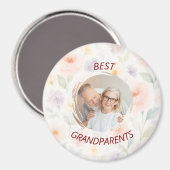 Gepersonaliseerde fotomagneet | Beste grootouders Magneet (Voorkant / Achterkant)