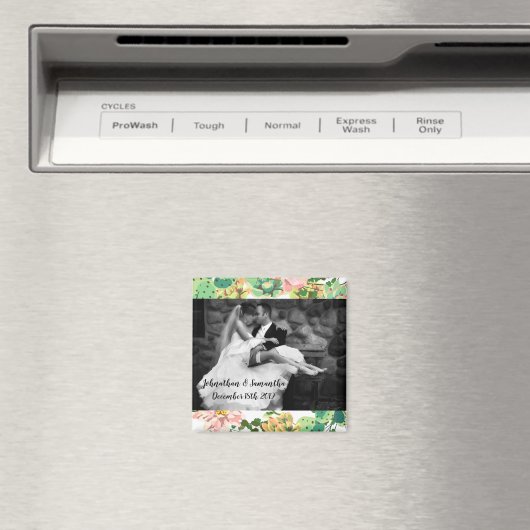 Gepersonaliseerde fotomagneet Bohemian Cactus Succ Magneet (Insitu (Vaatwasser))