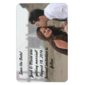 Gepersonaliseerde fotomagneet - Save the Date Magneet (Verticaal)