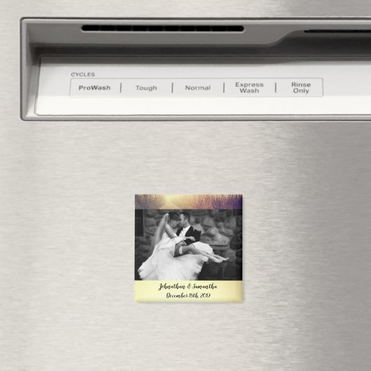 Gepersonaliseerde fotomagneet Sunrise Pathway Walk Magneet (Insitu (Vaatwasser))