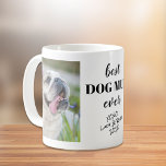 Gepersonaliseerde foto's Beste Hond Mum Koffiemok<br><div class="desc">Vier de beste hondenmoeder ooit op Moederdag,  Kerstmis of haar verjaardag met deze gepersonaliseerde mok. U kunt eenvoudig twee foto's van haar hond(en) toevoegen en naam (namen) en het jaar toevoegen.</div>
