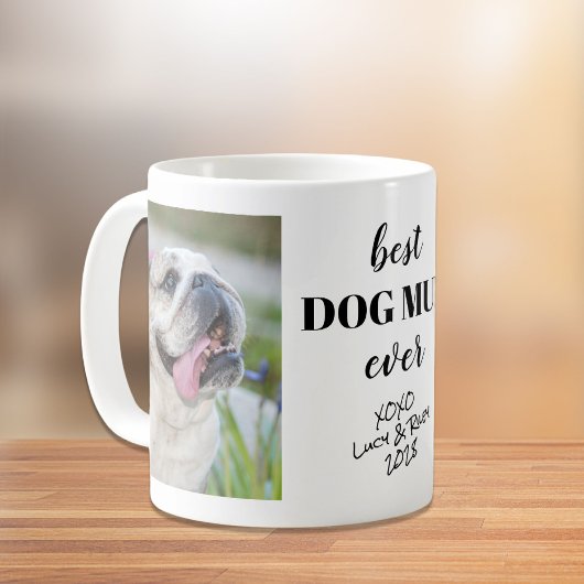 Gepersonaliseerde foto's Beste Hond Mum Koffiemok