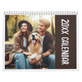 Gepersonaliseerde foto's Huisdieren met notities Kalender (Hoes)