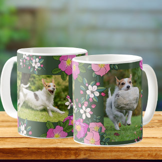 Gepersonaliseerde foto's in natuurbloemen tuin Hui Koffiemok