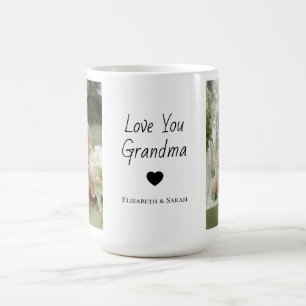 Gepersonaliseerde foto's & "Love You Grandma Koffiemok