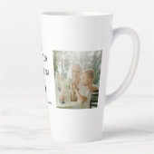 Gepersonaliseerde foto's & "Love You Grandma Latte Mok (Rechts)