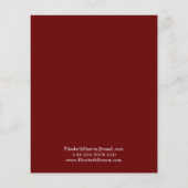 Gepersonaliseerde foto's, signeeradvertentie voor  flyer (Achterkant)