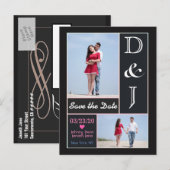 Gepersonaliseerde foto's Sla de datum op Aankondigingskaart (Voorkant / Achterkant)