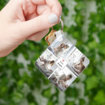 Gepersonaliseerde Foto's Sleutelhanger voor Moeder