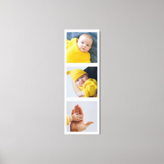 Gepersonaliseerde foto's toevoegen op maat gemaakt canvas afdruk (Voorkant)