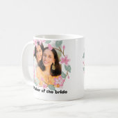 Gepersonaliseerde foto's van de moeder van de brui koffiemok (Voorkant links)