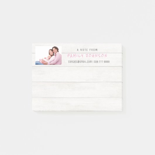 Gepersonaliseerde foto's van het huishouden post-it® notes (Voorkant)