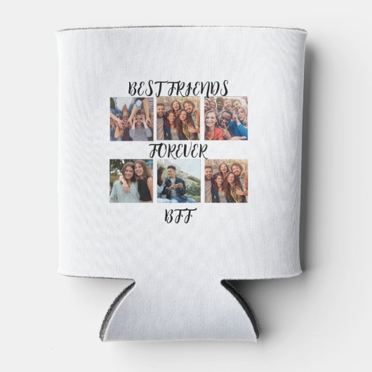 Gepersonaliseerde fotosjabloon "Beste vrienden voo Blikjeskoeler (Voorkant)
