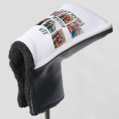 Gepersonaliseerde fotosjabloon "Beste vrienden voo Golfheadcover (3/4 voorkant)