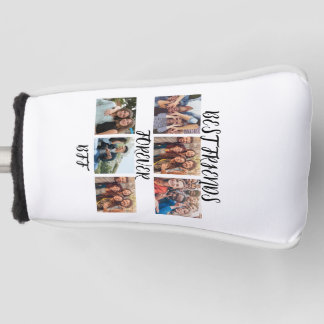 Gepersonaliseerde fotosjabloon "Beste vrienden voo Golfheadcover