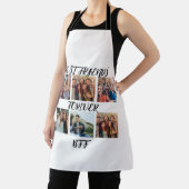 Gepersonaliseerde fotosjabloon "Beste vrienden voo Schort (Insitu)