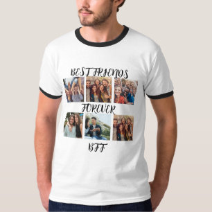Gepersonaliseerde fotosjabloon "Beste vrienden voo T-shirt