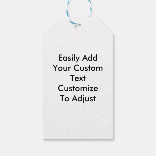 Gepersonaliseerde fotosjabloon cadeaulabel (Achterkant)