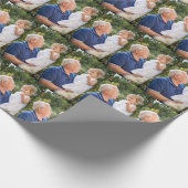 Gepersonaliseerde fotosjabloon cadeaupapier (Hoek)