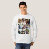 Gepersonaliseerde fotosjabloon t-shirt (Voorkant volledig)