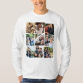 Gepersonaliseerde fotosjabloon t-shirt (Voorkant)