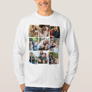 Gepersonaliseerde fotosjabloon t-shirt