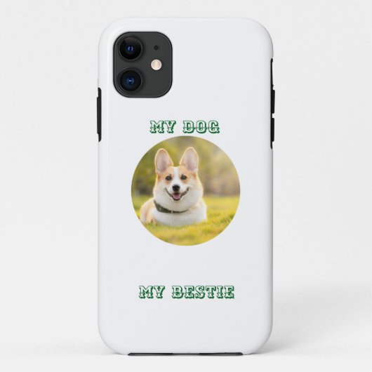 Gepersonaliseerde fotosjabloon voor mijn hond - Mi Case-Mate iPhone Case (Achterkant)