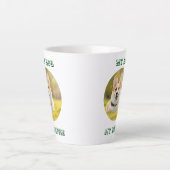 Gepersonaliseerde fotosjabloon voor mijn hond - Mi Latte Mok (Voorkant)