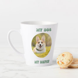 Gepersonaliseerde fotosjabloon voor mijn hond - Mi Latte Mok