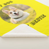 Gepersonaliseerde fotosjabloon voor mijn hond - Mi Sherpa Deken (3/4)