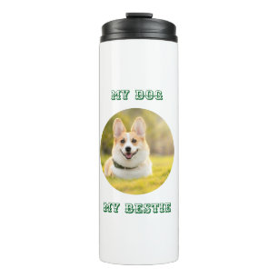 Gepersonaliseerde fotosjabloon voor mijn hond - Mi Thermosbeker