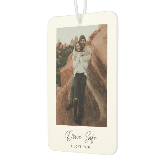 Gepersonaliseerde fototekst luchtverfrisser (Links)