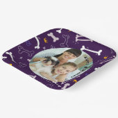 Gepersonaliseerde fotoverjaardag papieren bordje (Gebogen)