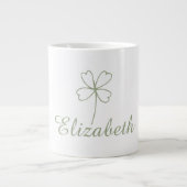 Gepersonaliseerde Four Leaf Clover Specialty Mok - (Voorkant)