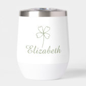 Gepersonaliseerde Four Leaf Clover Travel Waterfle (Voorkant)