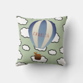 Gepersonaliseerde fout in ballonvaardig Sierkussen (Achterkant)