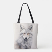 Gepersonaliseerde Fox Canvas tas | Natuur-geïnspir (Achterkant)