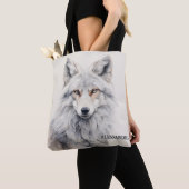 Gepersonaliseerde Fox Canvas tas | Natuur-geïnspir (Dichtbij)