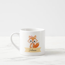 Gepersonaliseerde Fox kinder Espresso Kop