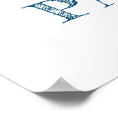 Gepersonaliseerde Fox luchtballon Poster (Hoek)