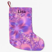 Gepersonaliseerde fractale kerststopzetting kleine kerstsok (Voorkant)