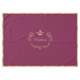 Gepersonaliseerde frambozensteun tafelkleed