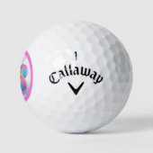 Gepersonaliseerde Frangipani Callaway golfballen (Logo)