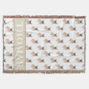 Gepersonaliseerde frank (gemaskeerd) deken