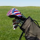 Gepersonaliseerde Frankrijk vlag Golfheadcover (Insitu)